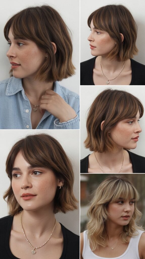 Tapered Bangs with Medium Tapered Cut