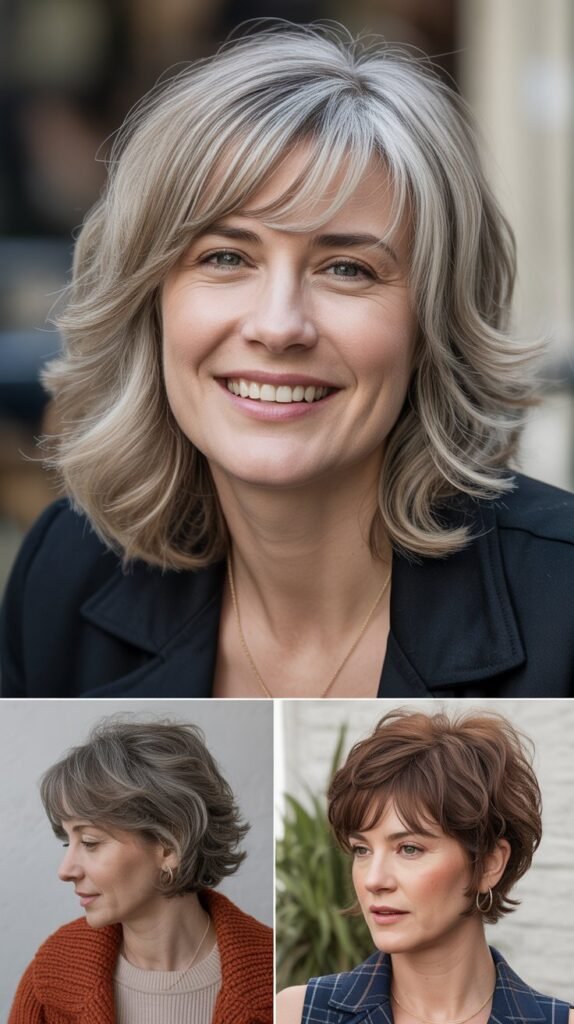 Tapered Feather-Light Bangs