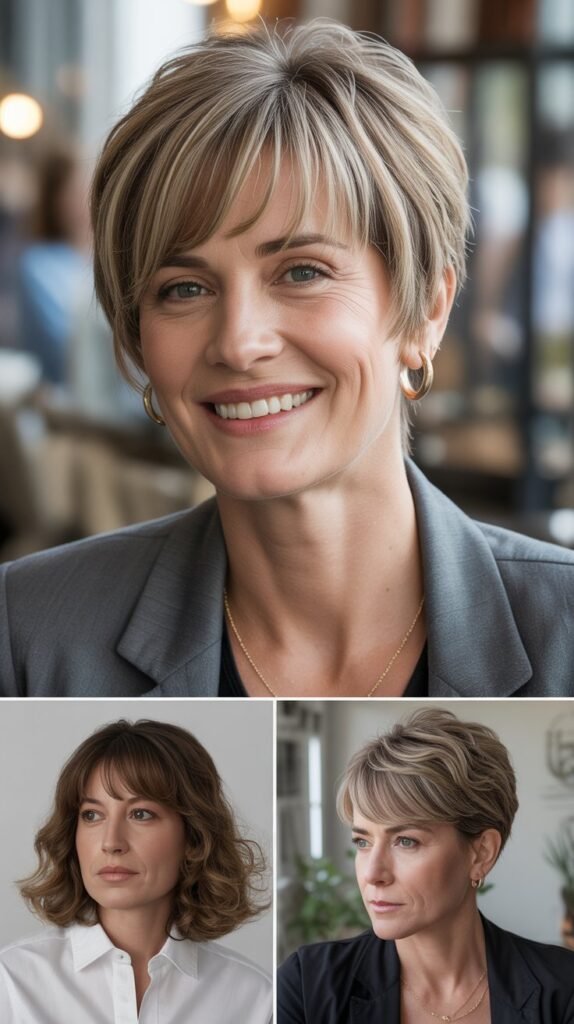 Tapered Temple Bangs