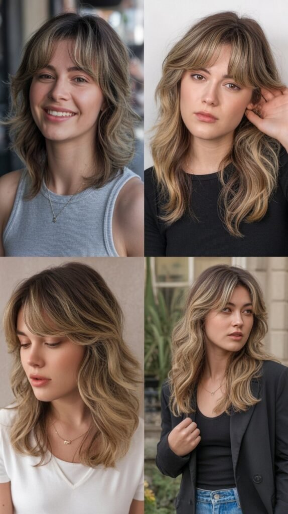 Textured Layers With Micro Fringe Accent