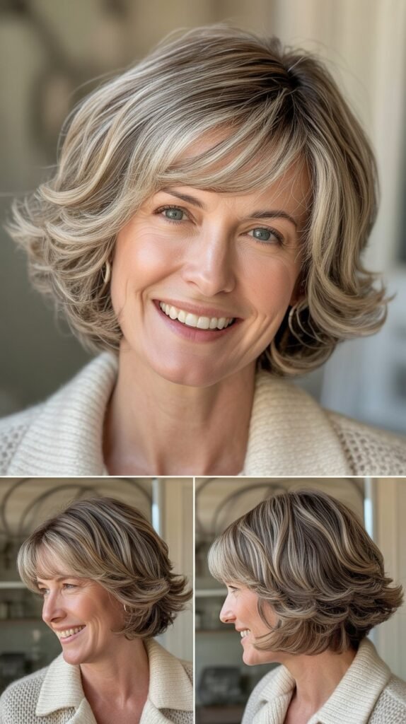  Textured Shaggy Bob