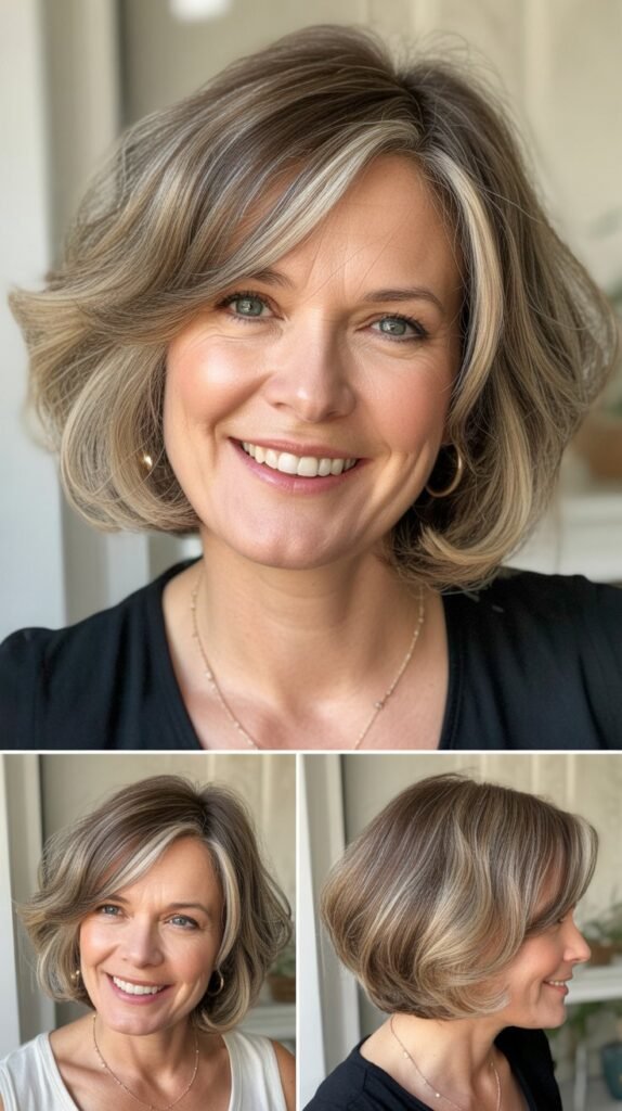 The Layered Bob with Balayage