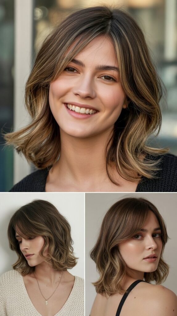 V-Shaped Layers With Side-Swept Fringe