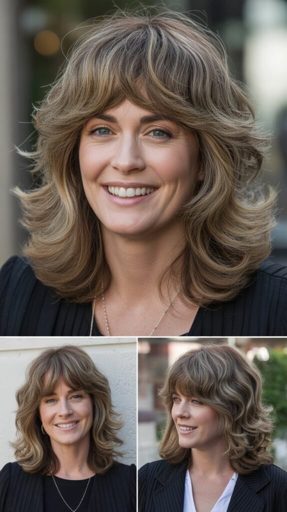  Voluminous Curtain Bangs