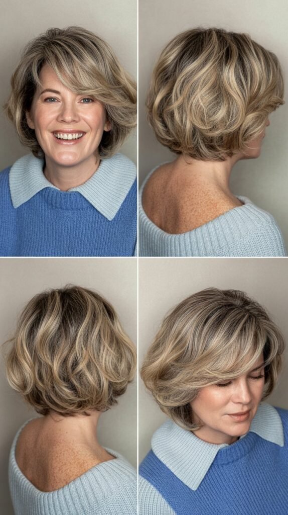 Voluminous Layered Bob