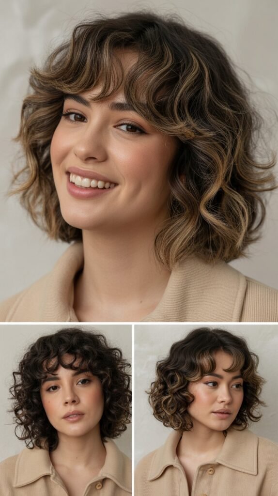 Voluminous Midi Cut With Side Bangs