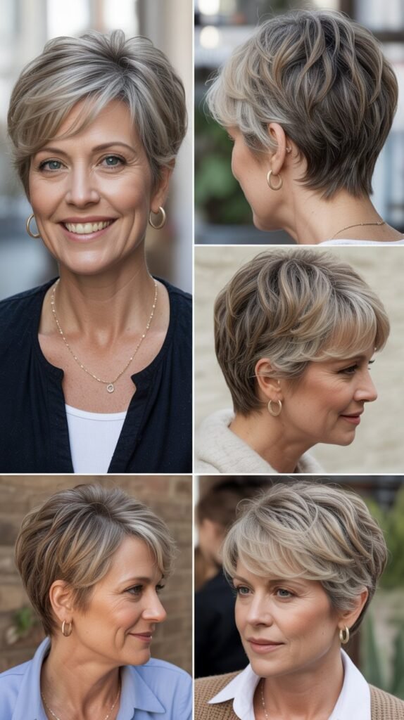Graduated Pixie with Longer Top