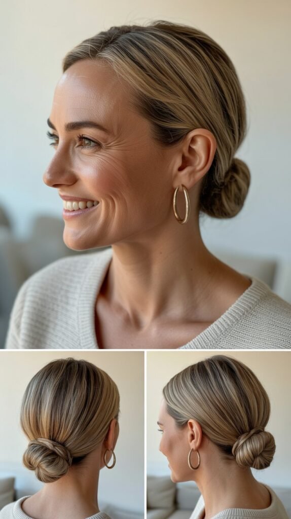 Sleek Low Bun