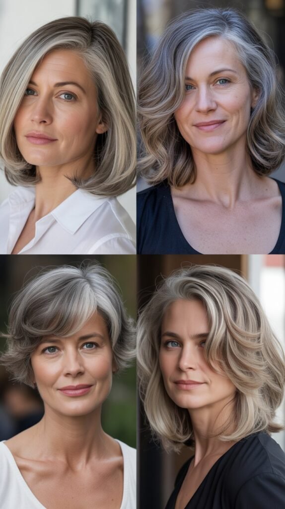  Ash Blonde Gray Transition