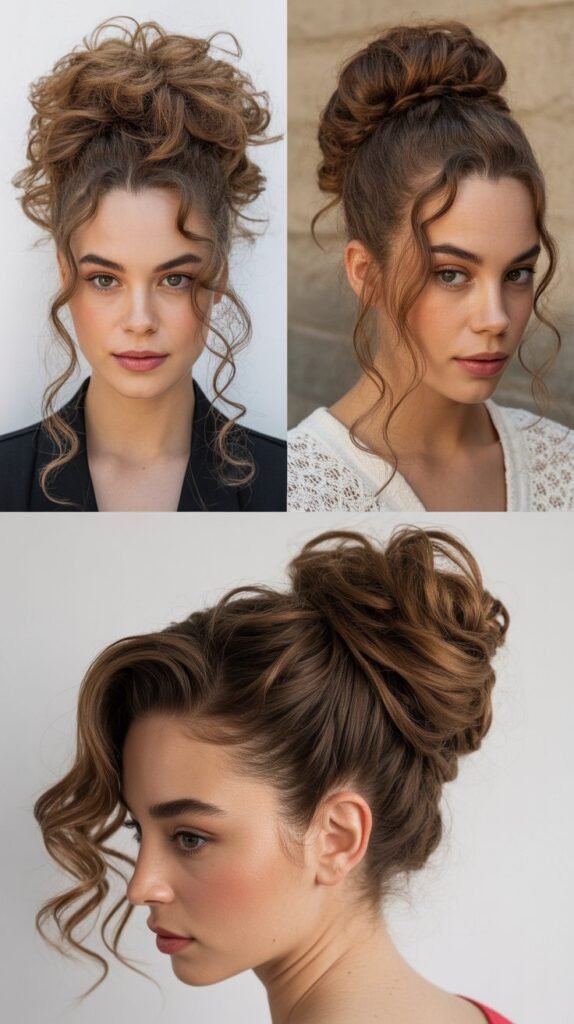 Pineapple Updo Waves