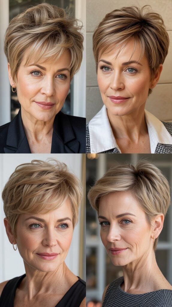 Wispy Pixie with Textured Crown