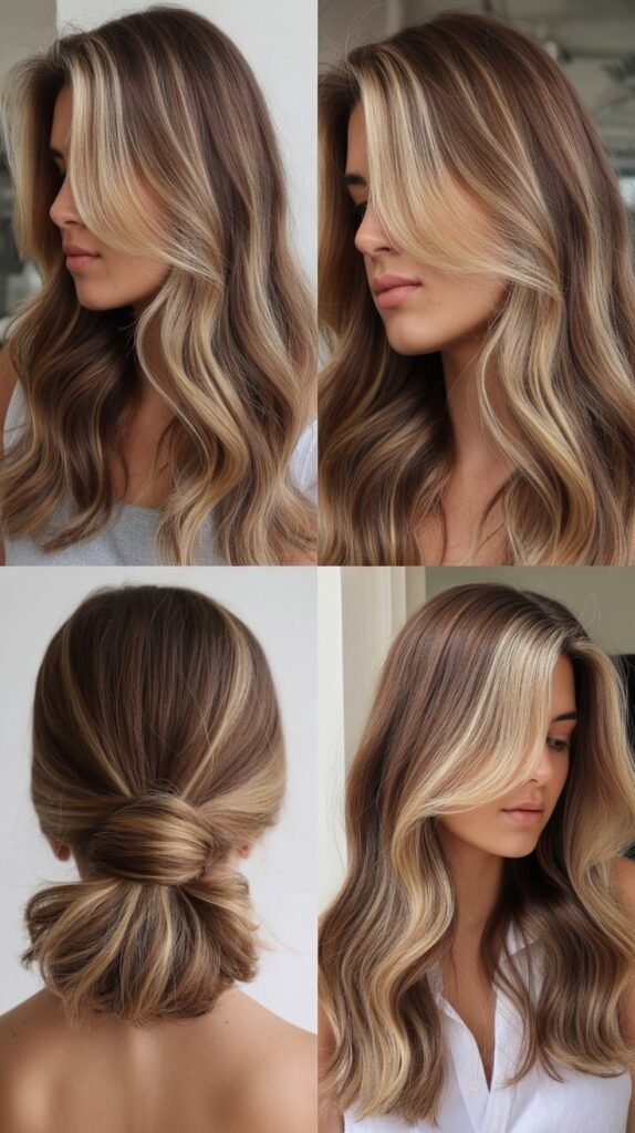 Blonde Money Piece with Natural Hair