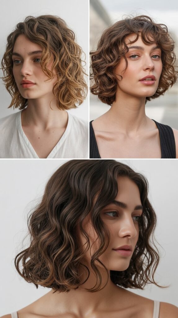 Wavy Long Bob with Natural Texture