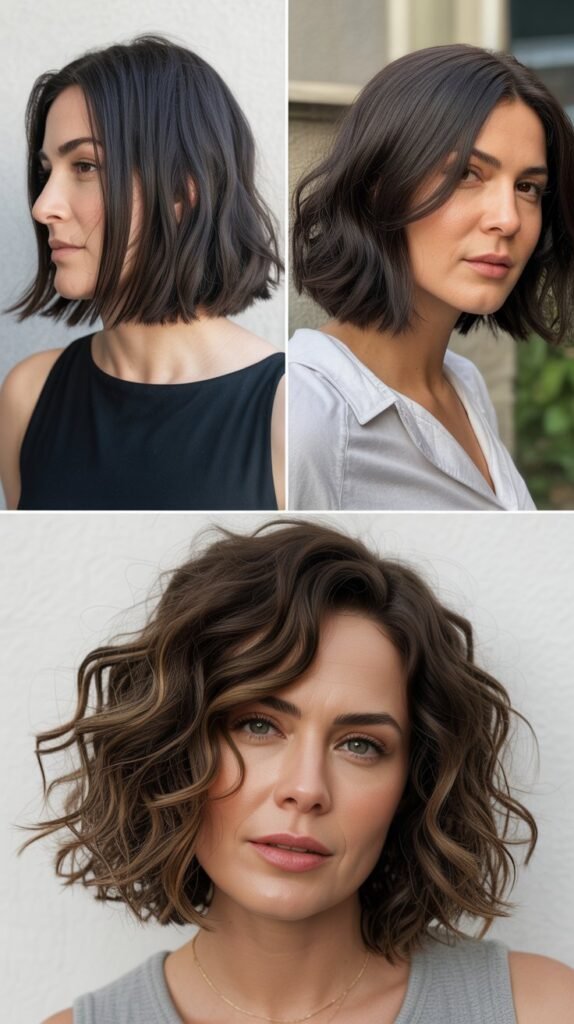 Textured Lob with Choppy Ends