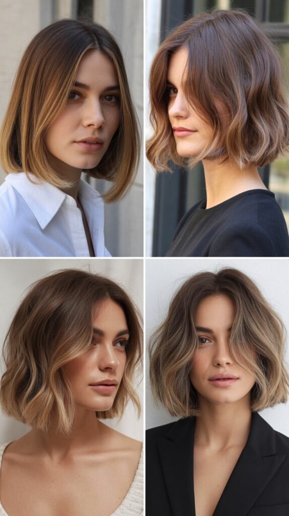  French Bob With Subtle Highlights