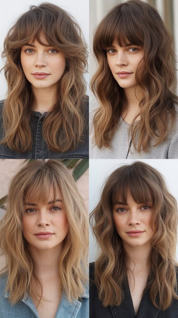 Beachy Waves With Full Fringe