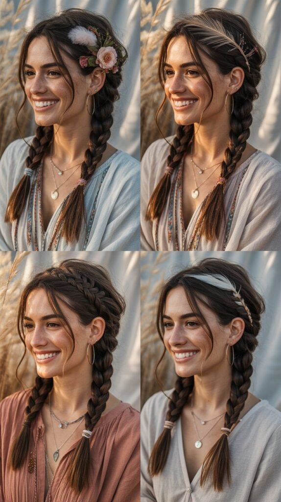 Bohemian Side Braid