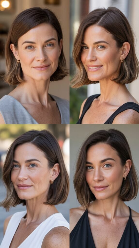 Blunt Midi Cut with Subtle Undercutting