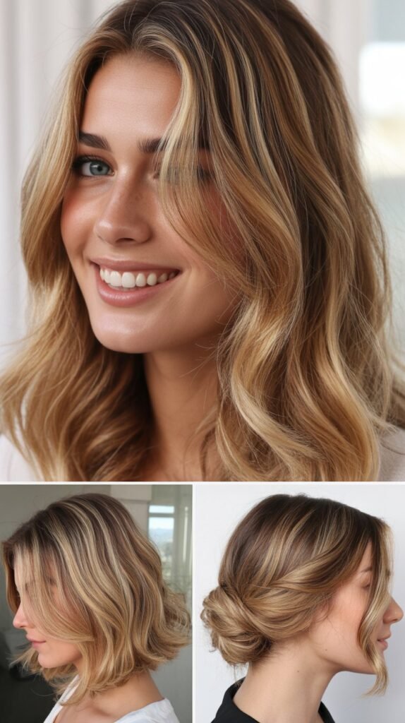 Caramel Blonde Highlights