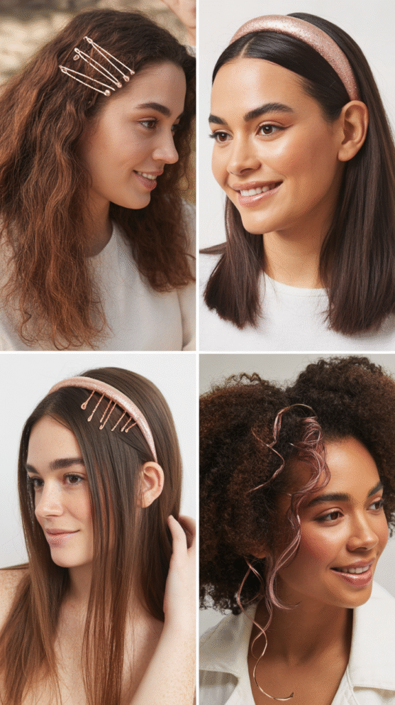 Brunette Balayage with Peek-a-Boo Highlights