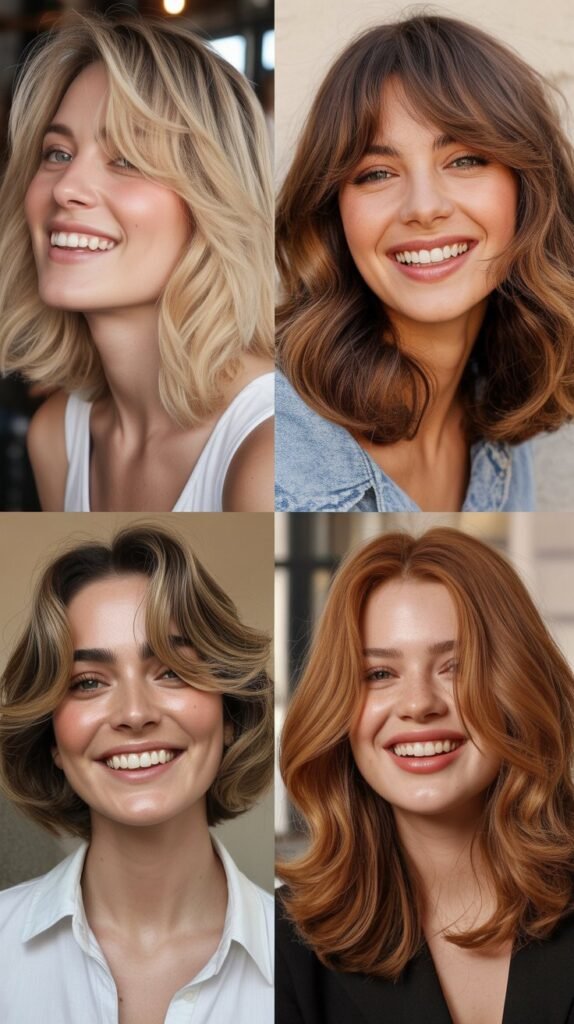 Long Layers Starting At The Chin