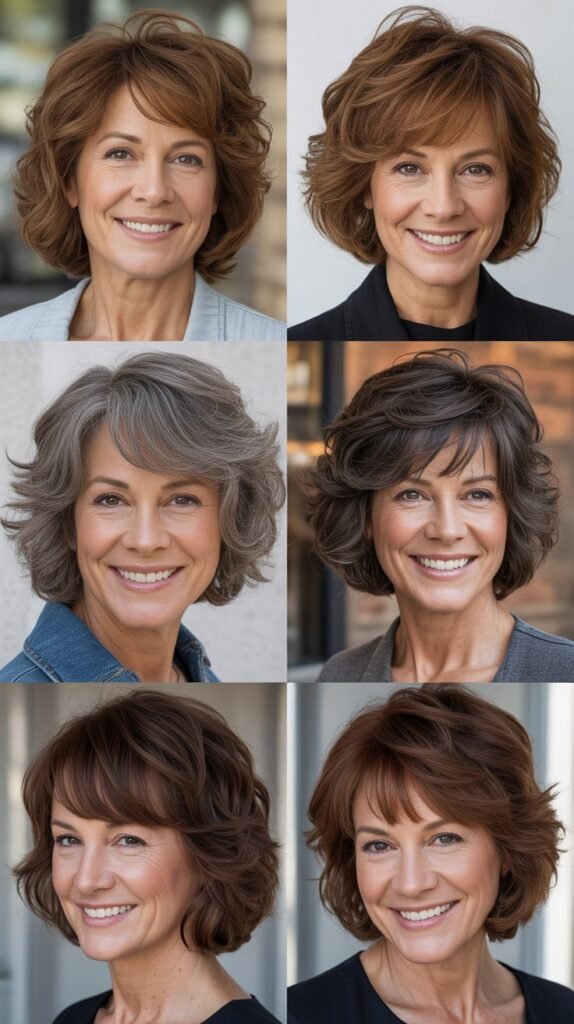 Textured Midi with Choppy Micro Bangs