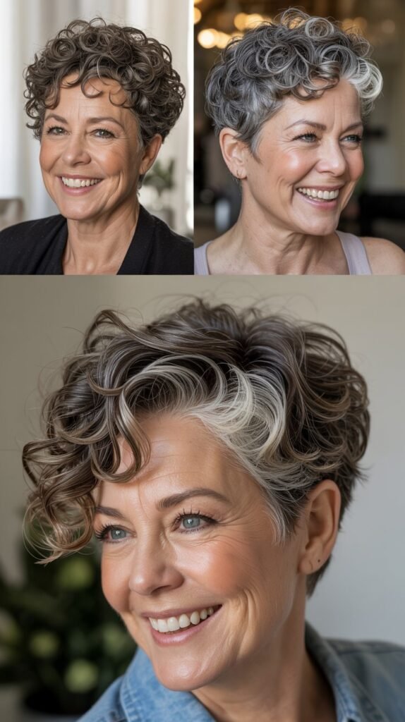  Curly Pixie with Definition