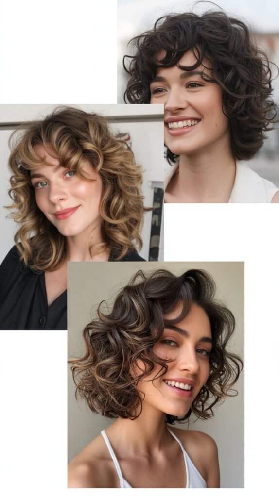 The Curly Lob (Long Bob)