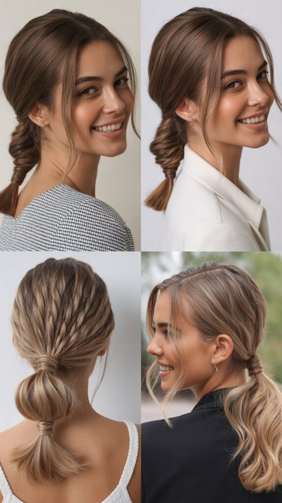 The Low Ponytail Twist