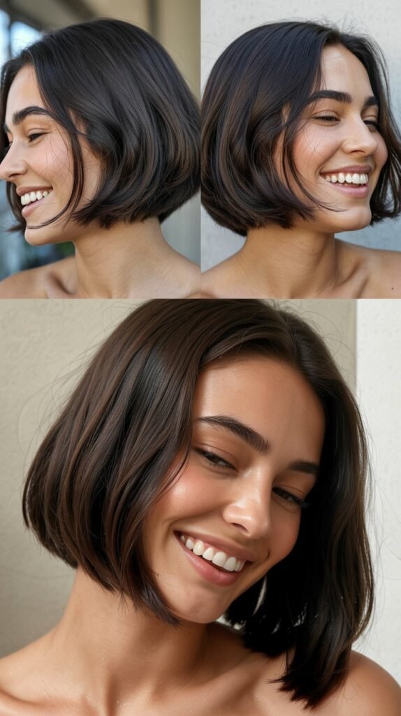  Inverted Bob with Dramatic Angle