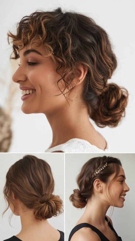 The Textured Low Pony Updo