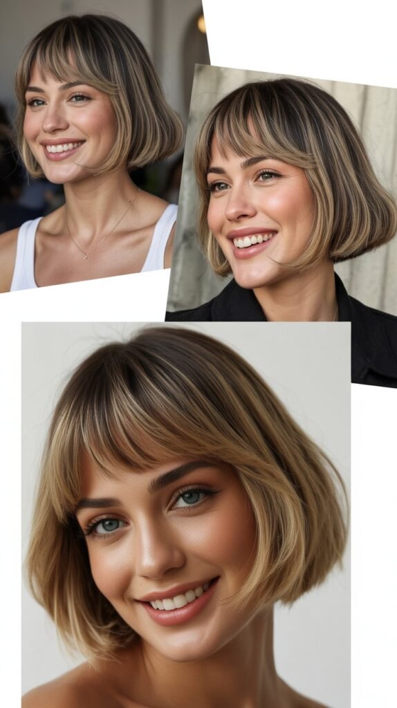 Arched Bangs with Graduated Bob