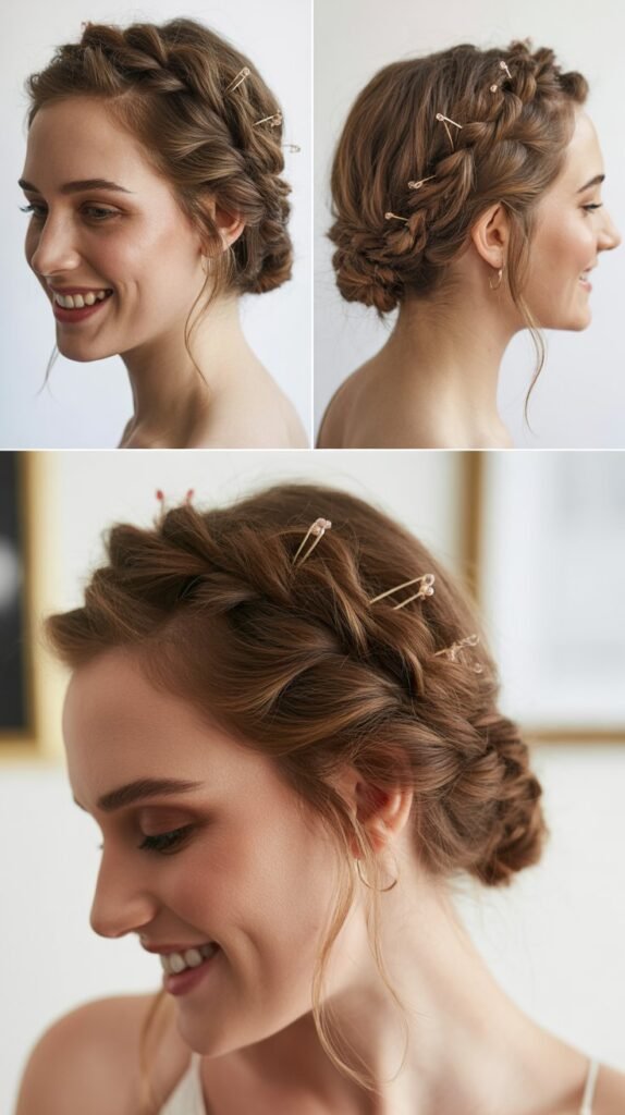 The Twisted Crown Updo