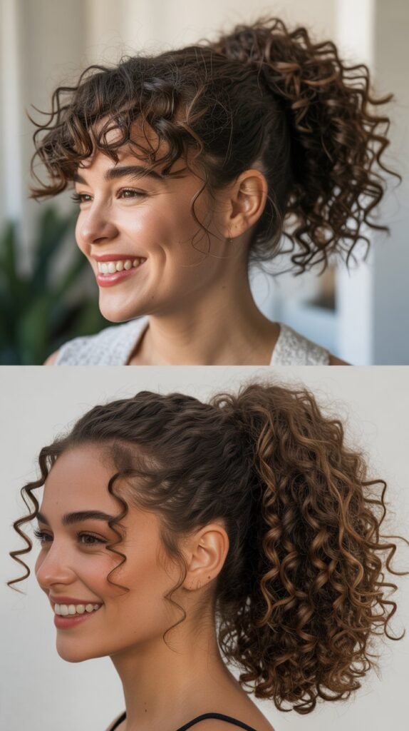 Curly High Ponytail