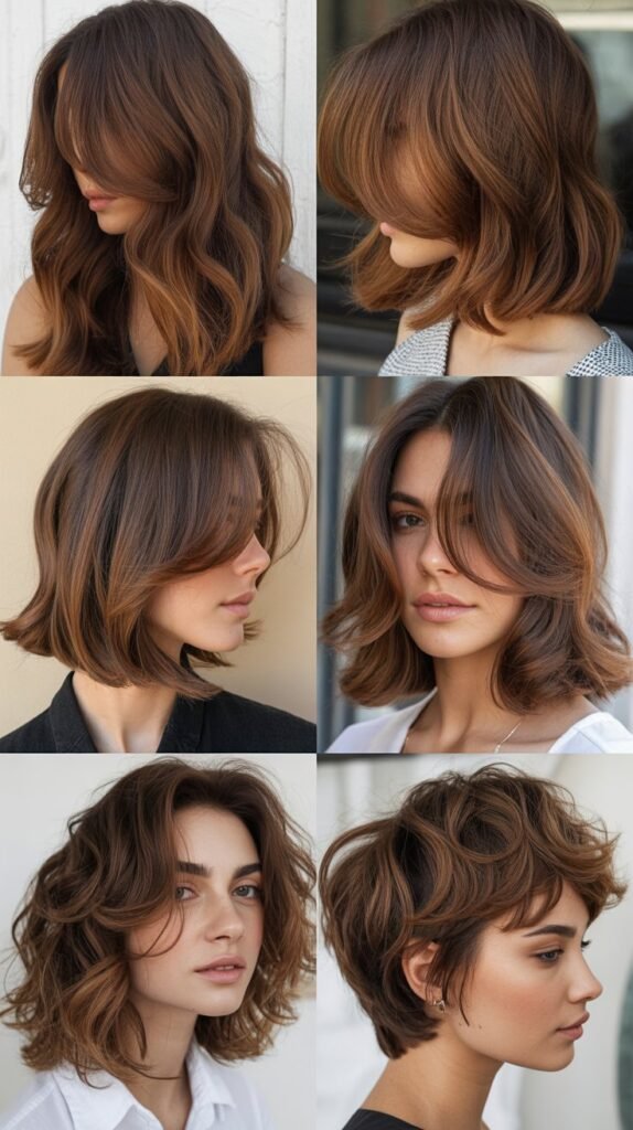 Caramel Highlights for Thick Brown Hair