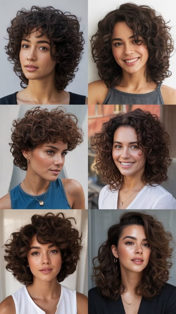 Bouncy Layers for Curly Hair