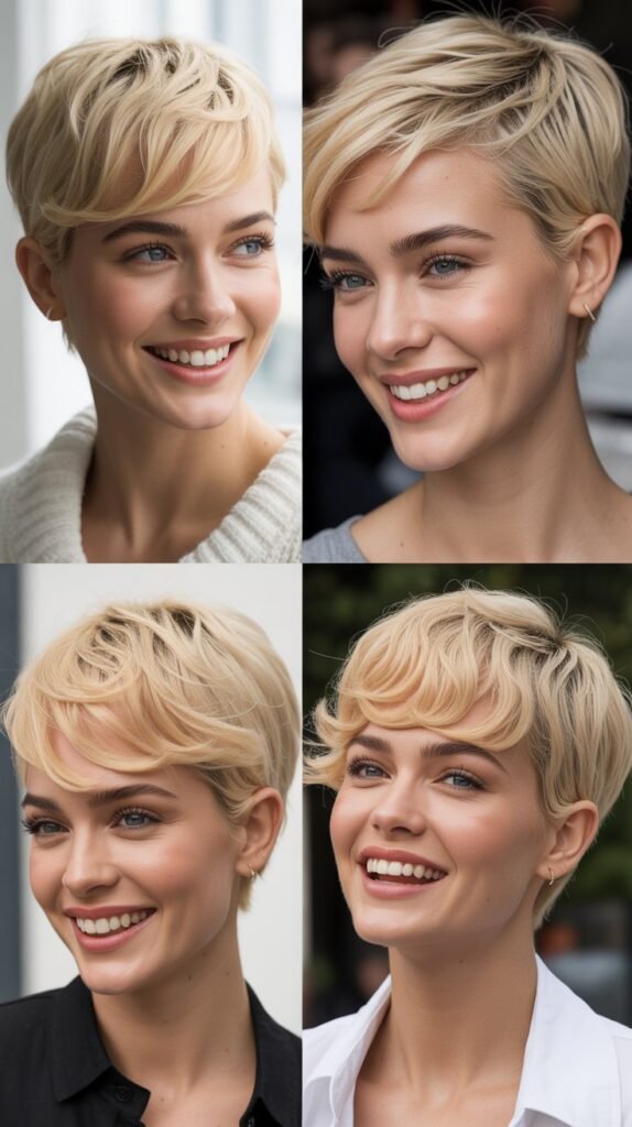 Blonde Pixie Cut: Minimum Maintenance Maximum Impact