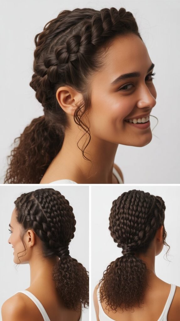 The Rope Braid Ponytail