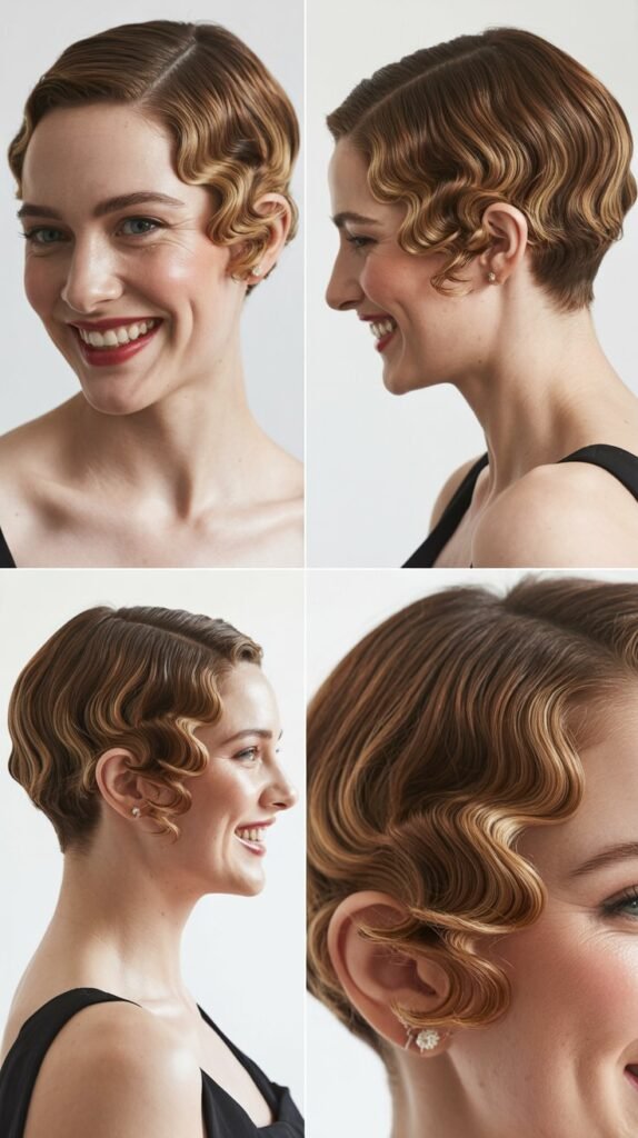 Vintage-Inspired Finger Wave Pixie