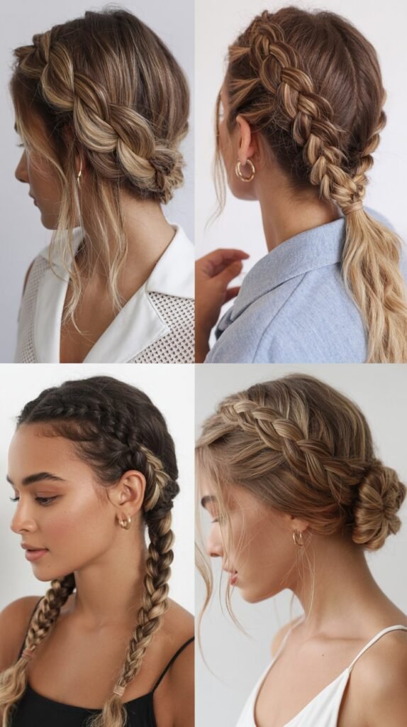 Infinity Braid for Unique Styling