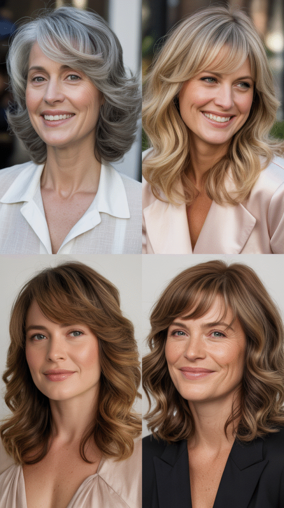 Piece-y Straight Bangs with Sleek Hair