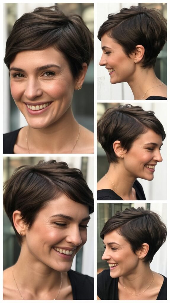 Side Part Pixie