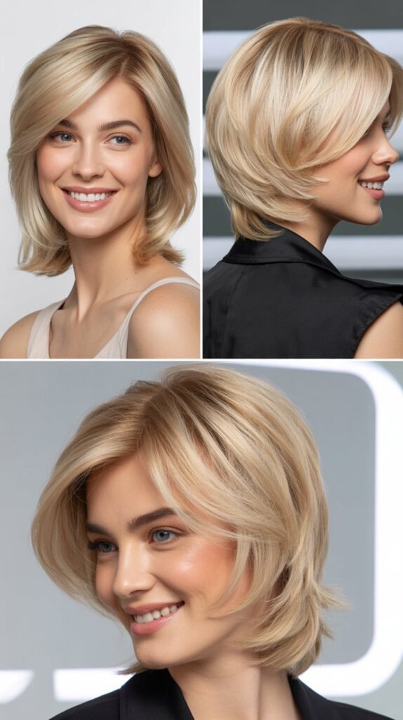 Pearl Blonde with Stacked Layers