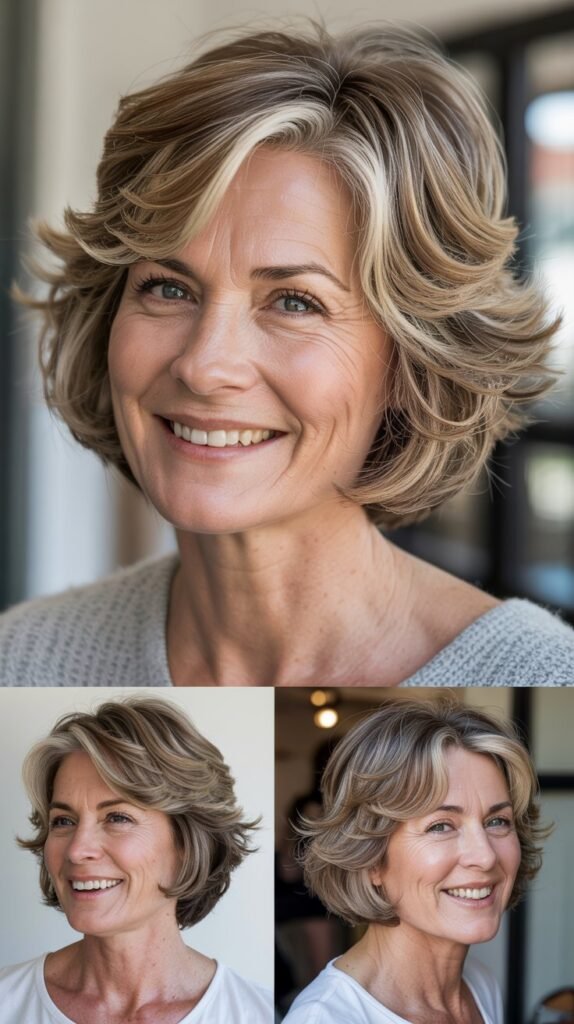 The Bob with Feathered Layers
