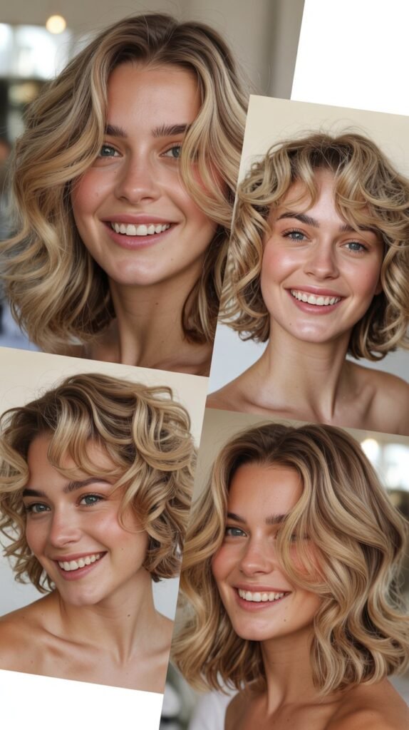  Biscuit Blonde Textured Lob