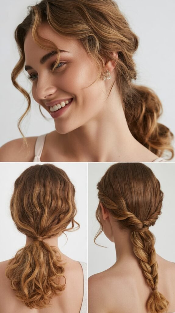 Twisted Side Ponytail