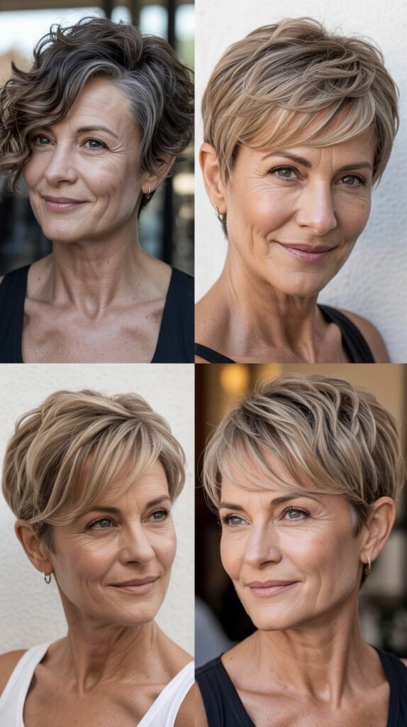 Asymmetrical Pixie with Longer Side