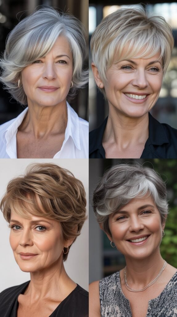 . Stacked Bob with Volume at Crown