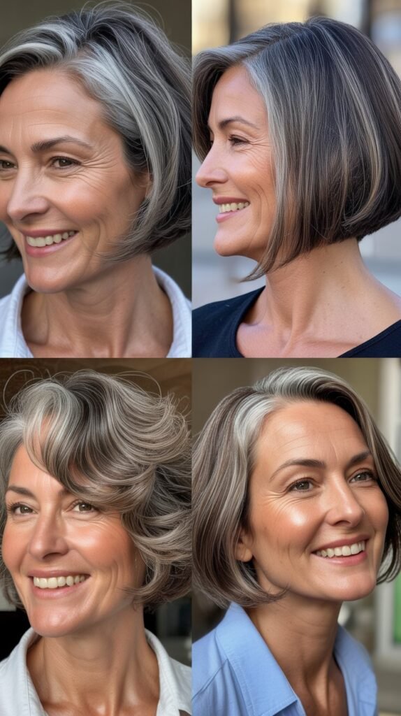 Asymmetrical Bob with Angle