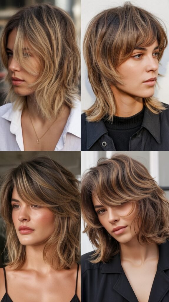  Wolf Cut with Lived-In Color